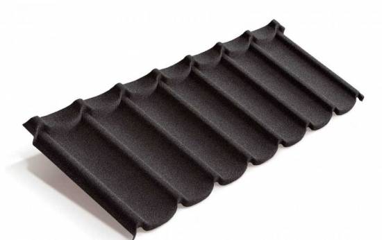 Композитная черепица Metrotile Mistral, черный