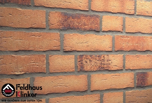 Фасадная плитка ручной формовки Feldhaus Klinker R695 sintra sabiosa ocasa, 215*65*14мм