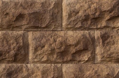 Ecostone Фасадный облицовочный камень Бастион 6 «под натуральный пилёный камень», ЭкоСтоун